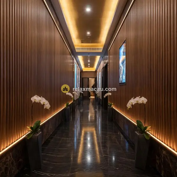 Clube Rio private-room corridor
